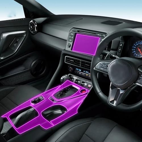 Intérieur de voiture protégé film écran GPS TPU transparent pour Nissan GTR