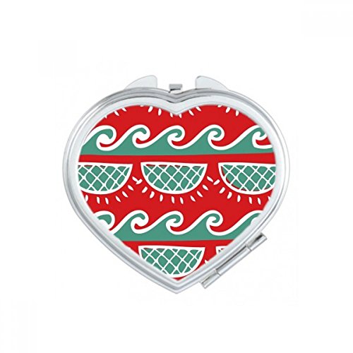 Miroir de poche mignon en forme de cœur, une idée cadeau originale - 2