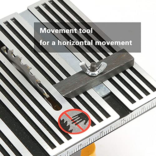4" 60W Mini Table Saw Top Cut Off Miter Saw For Precision Cut Metal Wood Frame Molding #TOP7