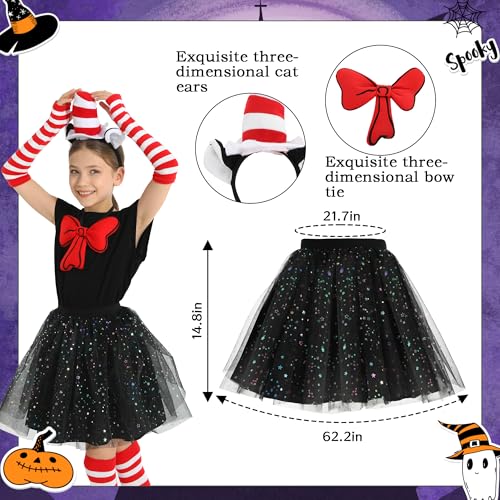 Disfraz de Gato para Niñas 3-8 Años 7 Piezas miniatura 3