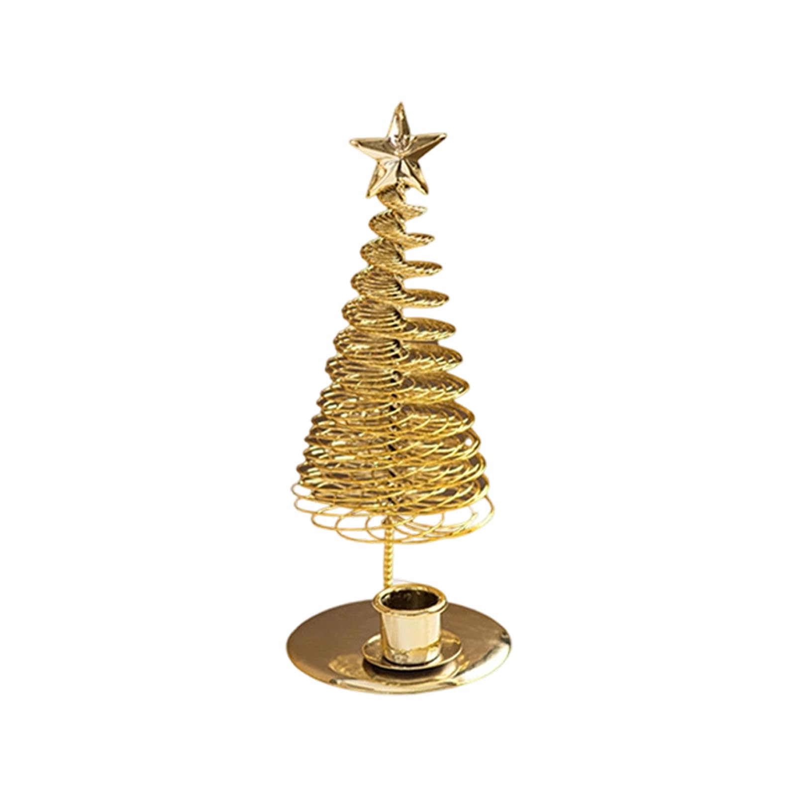 Tsophreniq Christmas Tree Taper Holders, Christmas Decorations Iron Holers Iron Candlestick Holders for Centerpieces Sticks Holder Decor