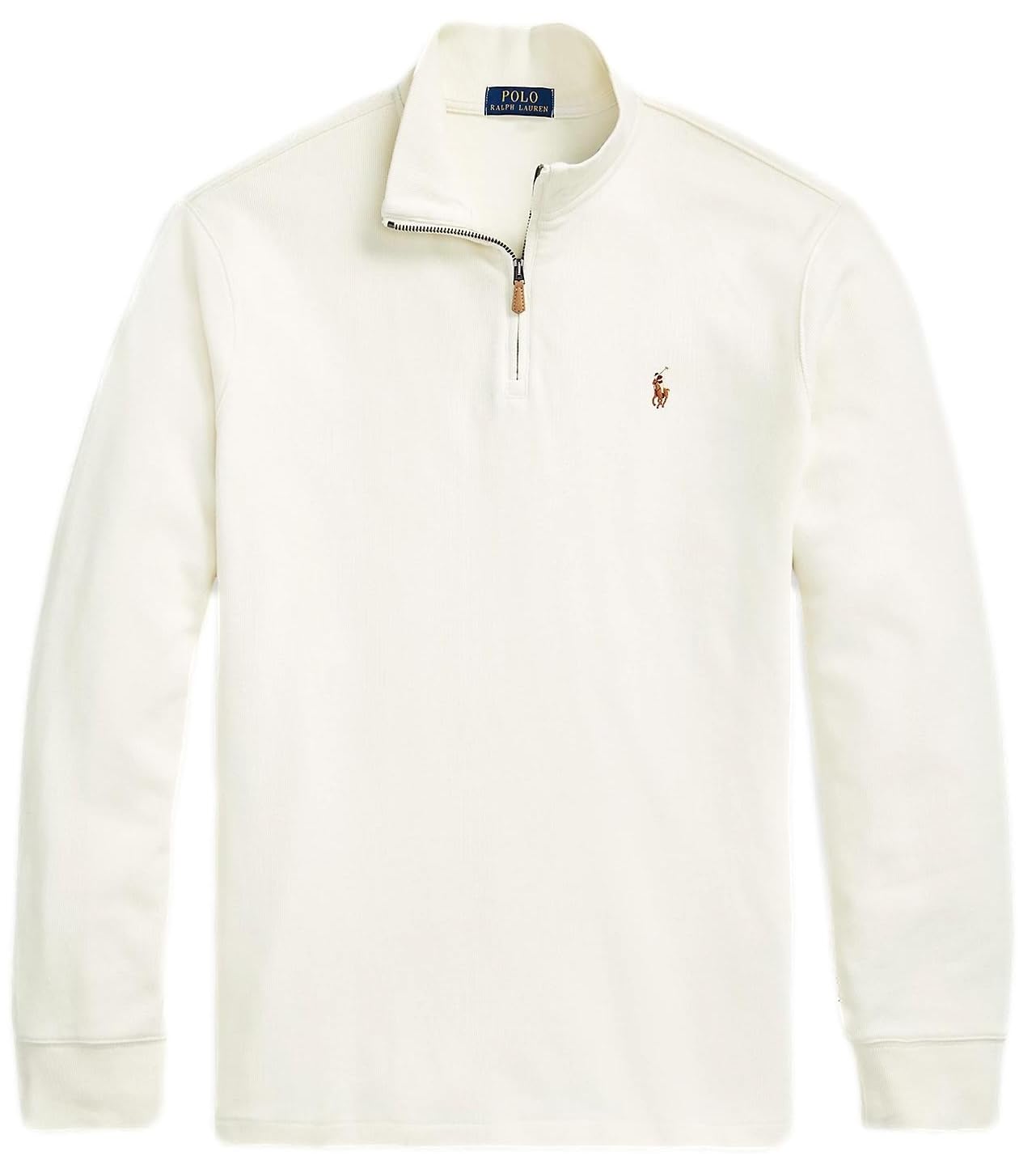 POLO RALPH LAUREN Men's Estate-Rib Quarter Zip Pullover Sweater