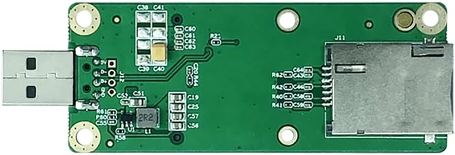 Popular EXVIST 4G LTE Industrial Mini PCIe to USB Adapter W/SIM Card Slot for WWAN/LTE 3G/4G Module Applicable for M2M & IoT Applications Like Raspberry Pi Industrial Router IP Camera Digital Signage etc.