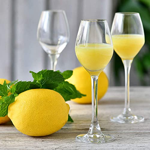 Foto von Krosno Grappa-gläser Schnaps-gläser Likör-gläser Glas | 6-teiliges Set | 60 ml | Splendour Kollektion | Wodka-Gläser | Für Zuhause, Restaurants & Partys | Spülmaschinenfest | Bleifreies Kristallglas