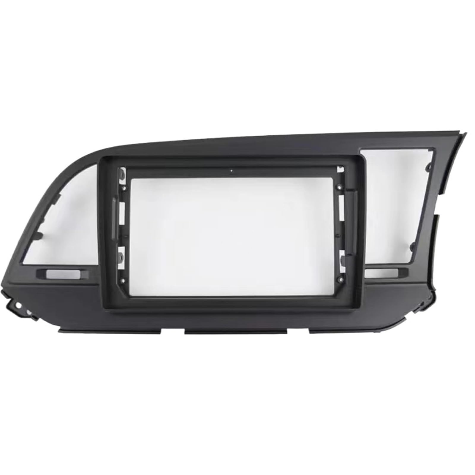 JKELPV Car Radio Frame Kit Fit For HYUNDAI Elantra 2012-2018 Double Din DVD Fascias Frame 9 Inch Car Fascia Trim Kit Audio Fitting Adaptor Radio adapter(2016-right)