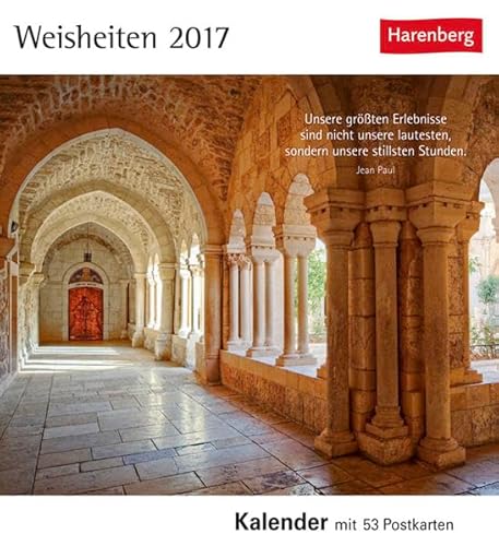 Weisheiten - Kalender 2017: Kalender mit 53 Postkarten