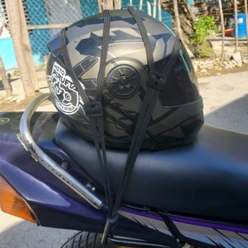 JANKOW Corda universal de bagagem para capacete de motocicleta, bandagem de cordão elástico, alça el
