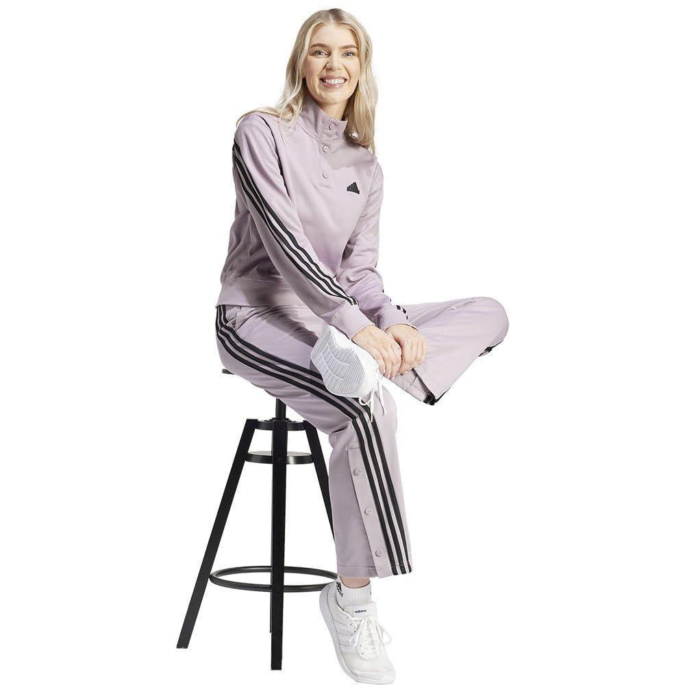 Adidas Iconic Wrapping 3-Stripes Snap Track Pants - Pantalons - Pantalons - Femme