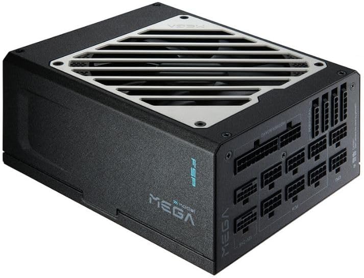 FSP MEGA TI 1650W Power Supply, 80 Plus & Cybenetics Titanium PSU | ATX3.1 PCIe 5.1, 2 x Native 12V-2x6 Connectors, Lambda A++, Quiet 135mm FDB Fan, Fully Modular, 10-Year Warranty