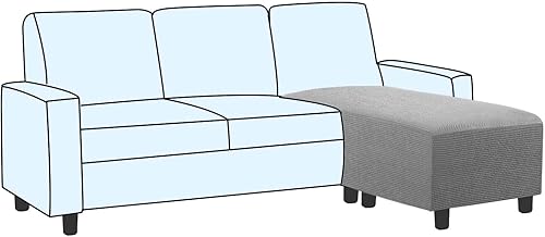 H.Versailtex - Funda elástica para sillón (elastano), rectangular, con reposa pies para sala. disponible en Yaxa Colombia