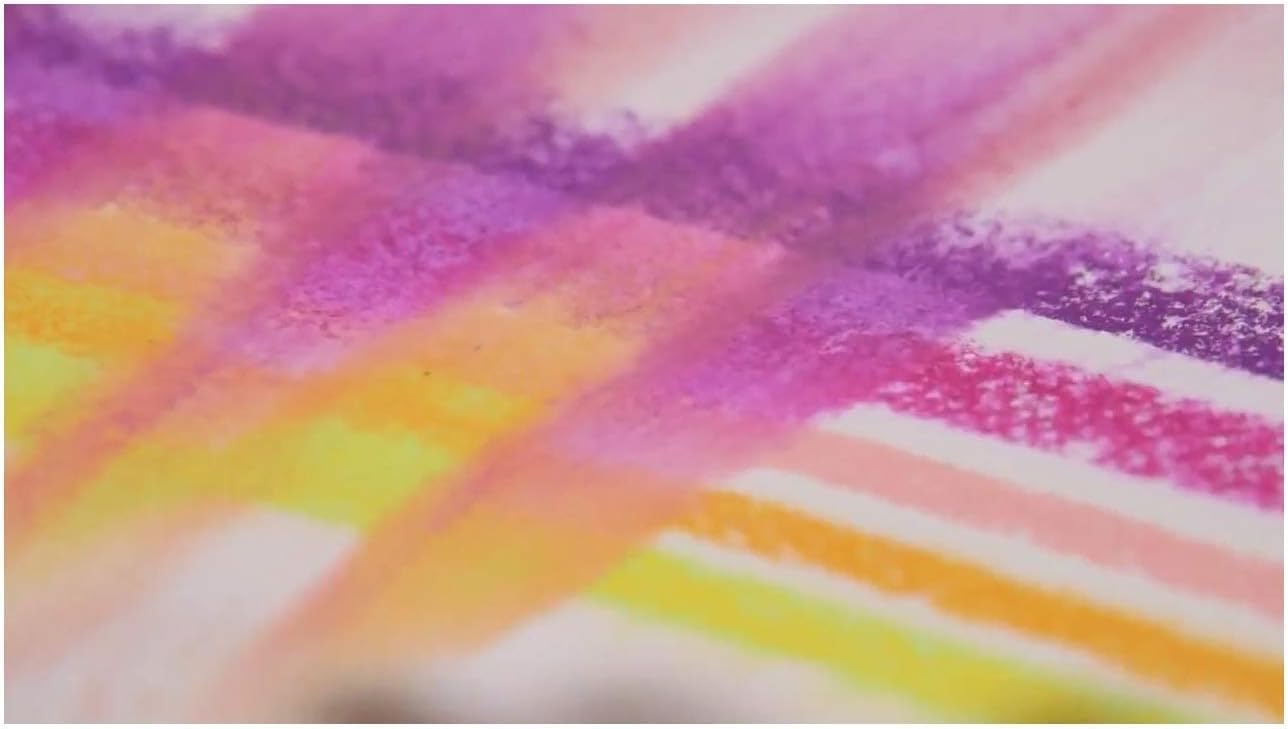 Caran d'Ache Neocolor II, Pasteles de cera acuarelables, Lápices de cera Aquarellables - Juego de 10 y 1 pinceles