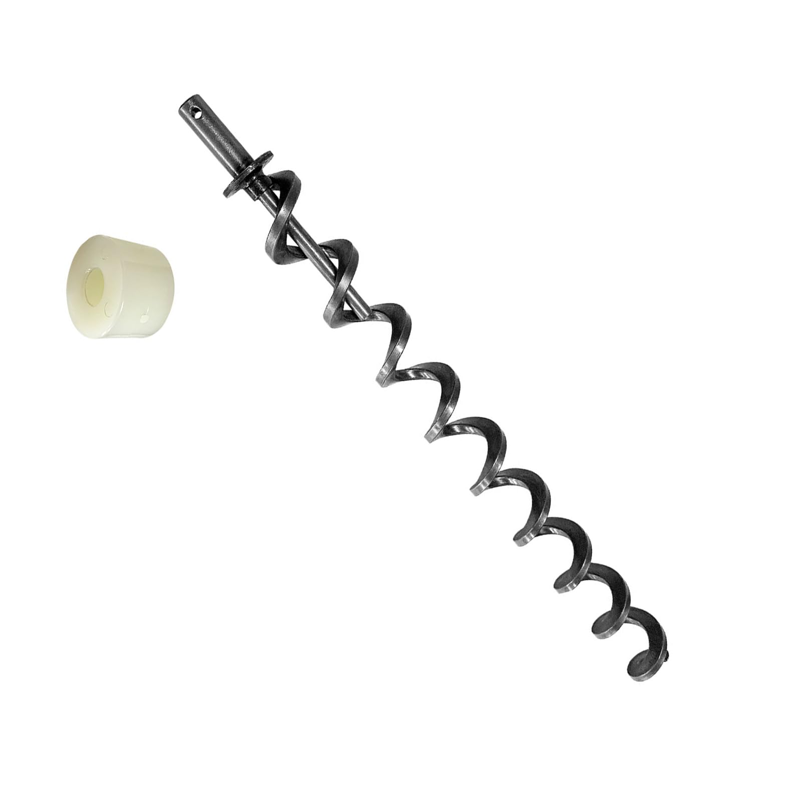 Xinsheinelry Practical 17Inch Spirals Axles Brush Suitable with Pellet Grills and Smokers for Backyard Barbecues Pellet Grills Replacement Parts