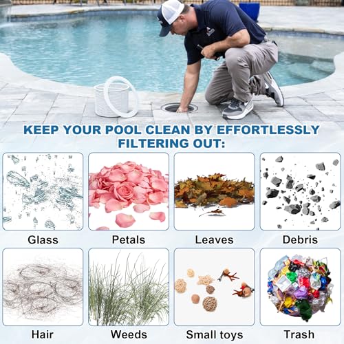 Image of SPX1082CA Pool Skimmer Basket & SPX1082D Basket Support Ring