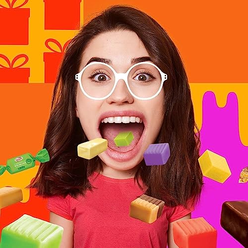 Bala Caramelos Recheados Sabor Morango Embaré 660g