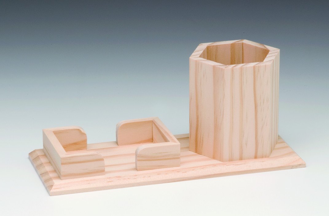 Hobby Time Office Set SGS-COC-003077 Wooden 22,5x9x9,5 cm x 11.5 003077 FSC 100%