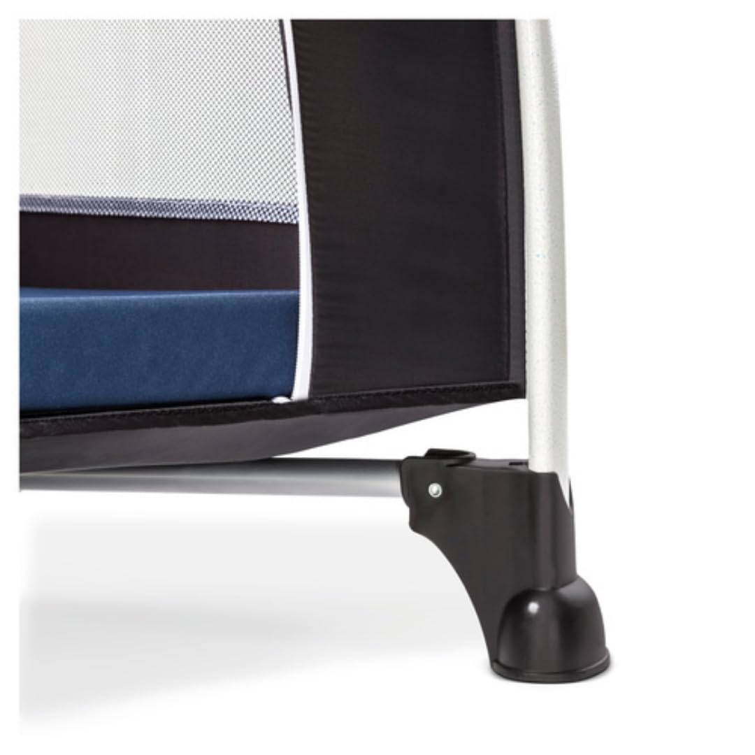 hauck Sleeper Materassino da Viaggio Pieghevole 120 x 60 x 5 cm, Navy | Con borsa di trasporto, compatibili con vari lettini da viaggio hauck come Sleep N Easyfold o Dream N Play Plus