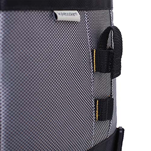 Kylebooker Soft Plastic Bait Storage Binders Organizer Saltwater Fishing Lure Leader Wallet Tackle Binder Bag (Black) #TOP5