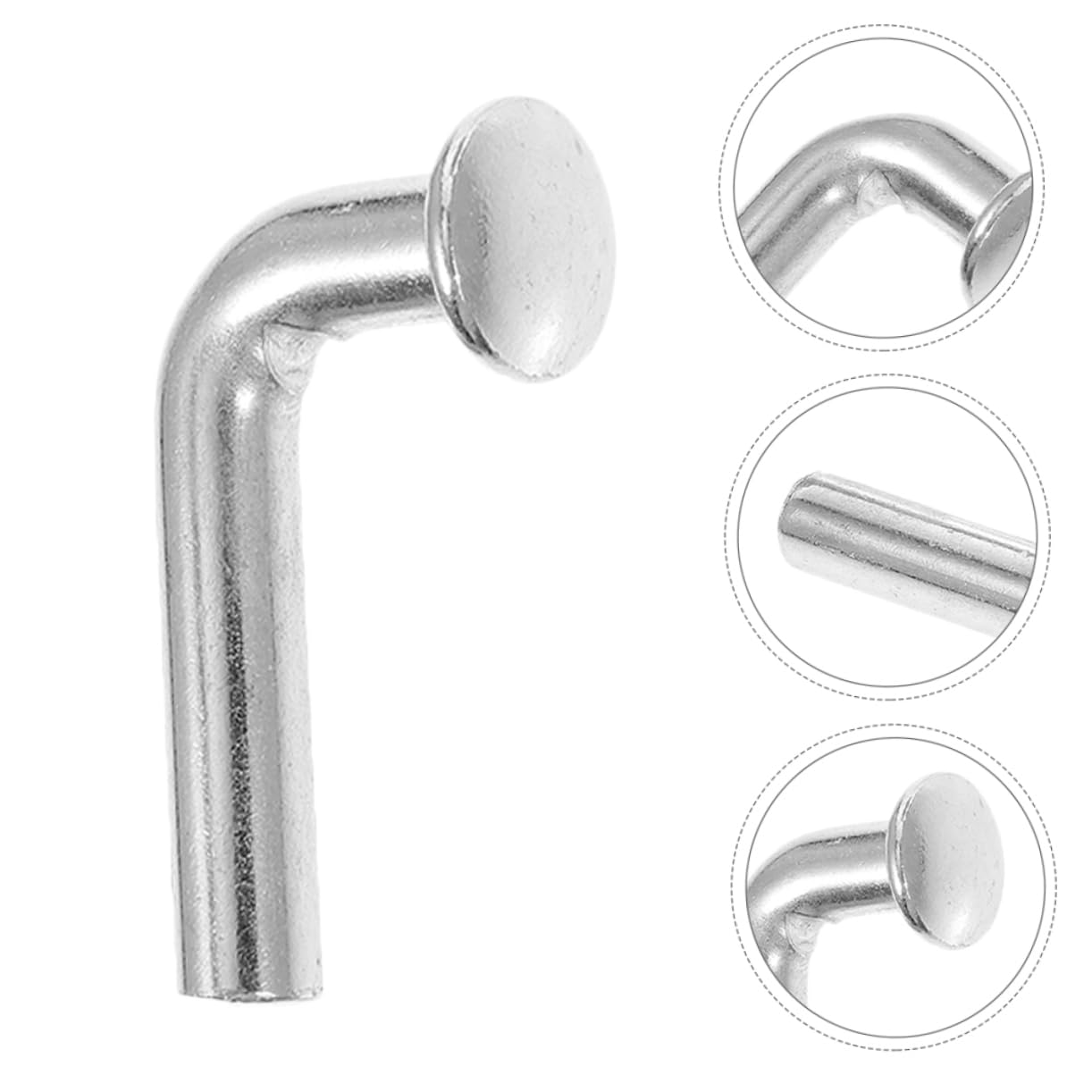 LIFKOME 100 Sztuk Szt Kształtny Pin Zabezpieczający Wytrzymały Metalowy Zatrzask Do Regałów Paletowych Bezpieczny Element Mocujący Do Magazynowych Systemów Przechowywania