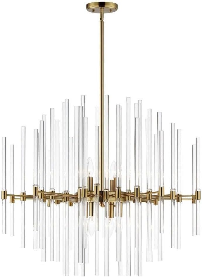 Maxim Divine - 8 Light Pendant in Glam Style-25.5 Inches Tall and 28.5 Inches Wide