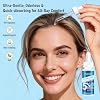 Minoxidil al 5% con biotina para hombres y mujeres, sérum para regenerar cabello y barba, suave, de rápida absorción, con gotero, paquete de 4 (8.12 oz líquidas) 8