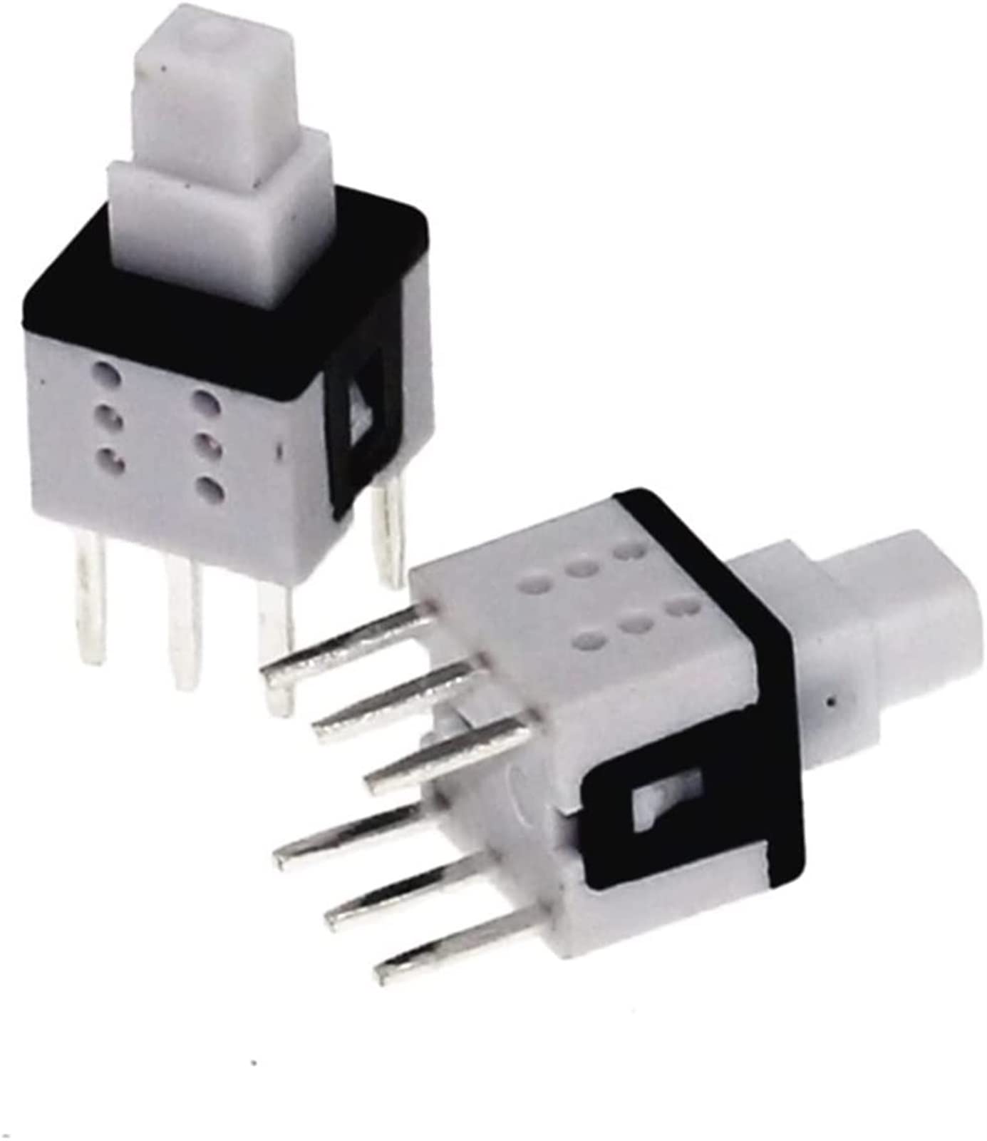 Micro-interrupteur bouton poussoir tactile AHLOKI 5.8 * 5.8mm auto-verrouillage 6 broches