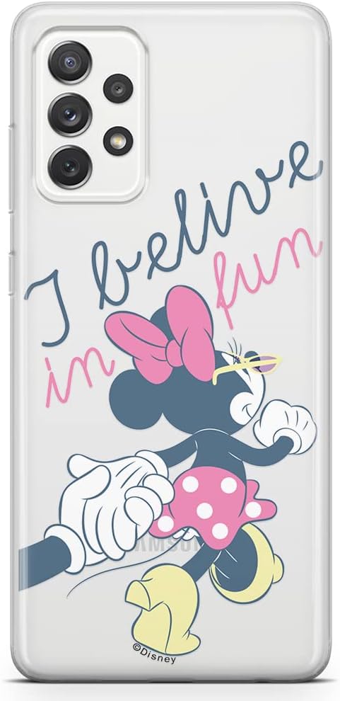 ERT GROUP Mobile Phone case for Samsung A53 5G Original and Officially Licensed Disney Pattern Mickey 005 optimally adapted to The Shape of The Mobile Phone, Partially Transparent
