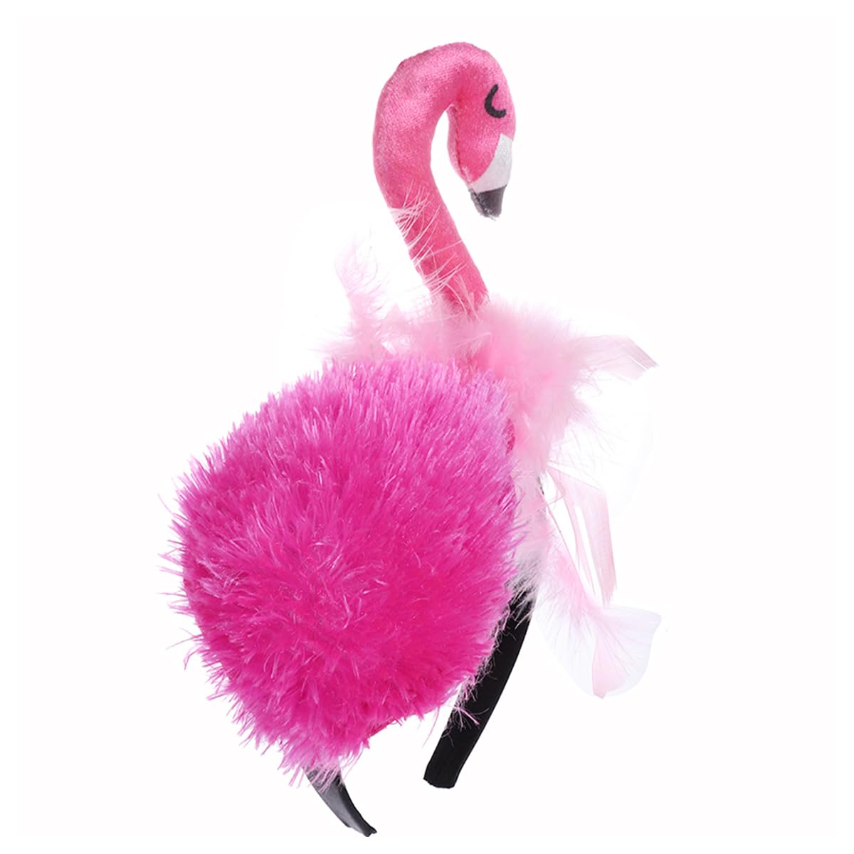 Laroal Flamingo Decoration Headband Flamingo Accessory Flamingo Headband Hair Band Flamingo Costume For Festival - Image 2