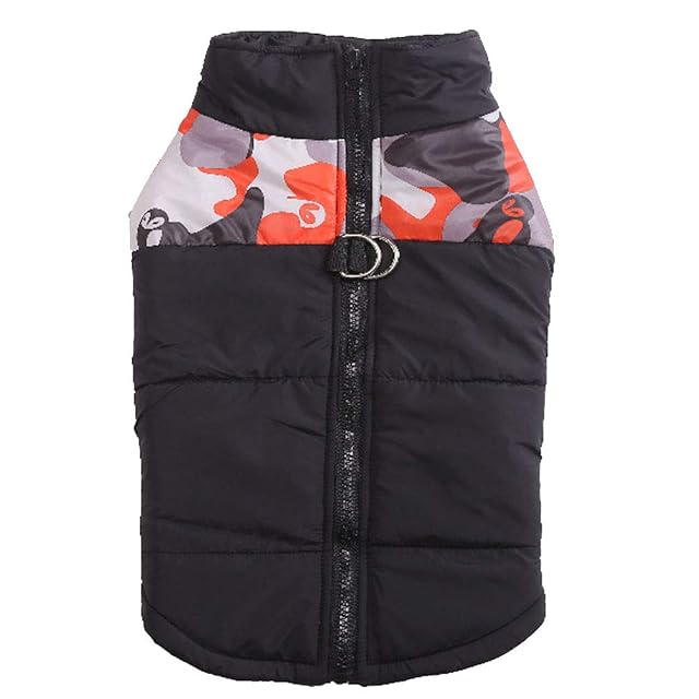 Abrigo Impermeable de Perro Abrigo aprueba de Agua Invierno Chaleco Chaqueta de Plumas Caliente para Mascotas…