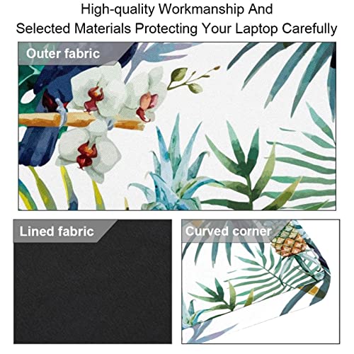 Funda bandolera para laptop de 14 pulgadas con diseño de pájaros multicolor 3