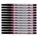Sharpie Permanent Marker Pens, Fine Point, 12-Count (Hot Pink, 12-Count)