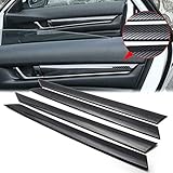 x xotic tech Interior Side Door Panel Strip Cover Trim, Carbon Fiber Pattern, Compatible with Honda Accord Sedan 10th Gen 2018-2022