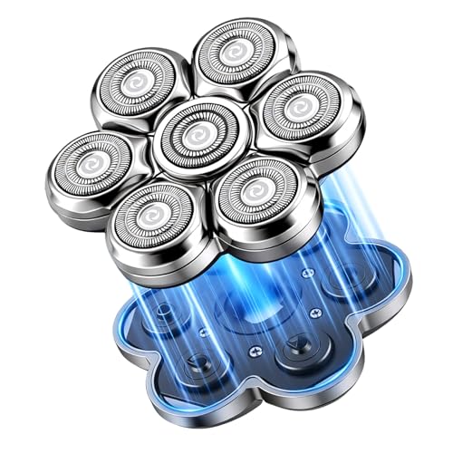 Compatible for Cyruzi Head Shaver Replacement Blades Compatible for Shpavver Replacement Heads Compatible with Cyruzi/SHPAVVER/Wyklaus and Most Rotary Shavers Floating Magnetic 7D Heads.