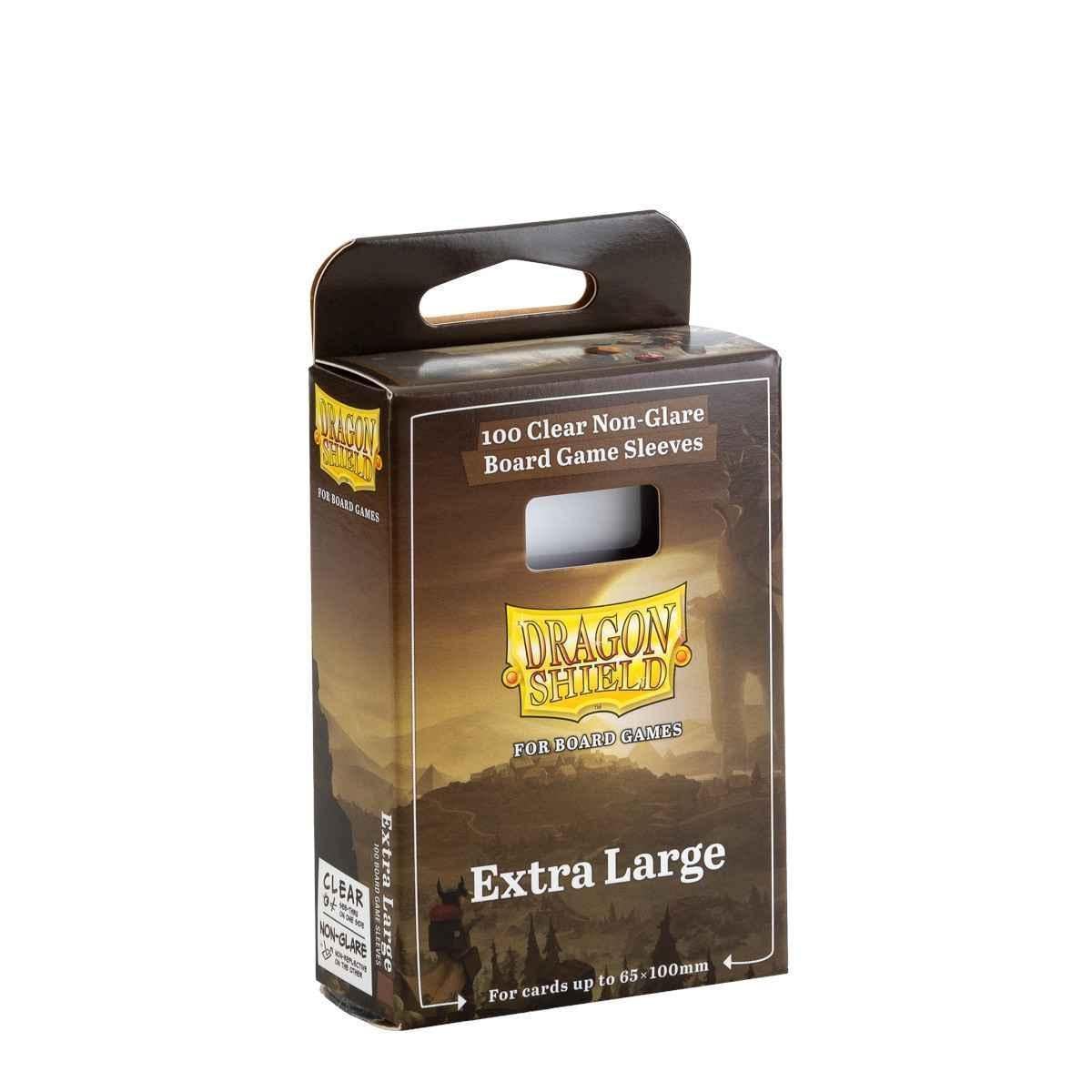 Dragon Shield: Board Game Sleeves: Clear Non-Glare: Extra Large - 1 Pack