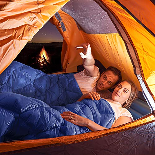 Ecoopro Down Sleeping Bag, 32 Degree F 800 Fill Power Cold Weather - Ultralight Compact Portable Waterproof Camping Sleeping Bag With Compression Sack For Adults, Teen, Kids #TOP4