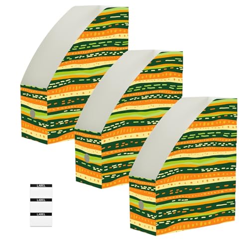 Rangement magazine pliable lot de 3 pour libérer de l'espace