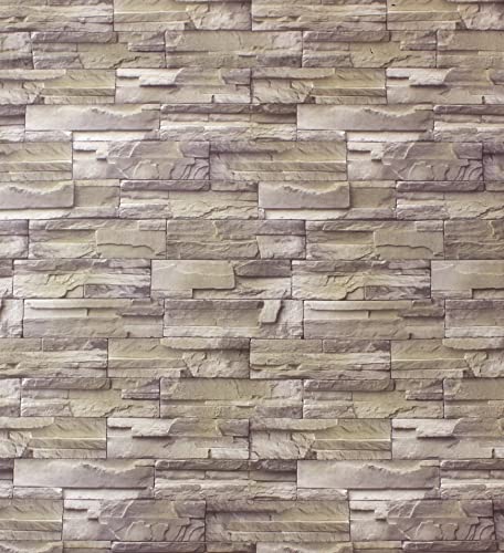 Vinyle architectural autocollant brique de pierre mat premium - 3