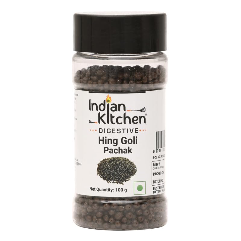Indian Kitchen Hing Goli Kali | Tasty Goli Healthy Relieve Gas Acidity -(Pack of 3) (B0CBXC8DX1) Amazon Price History, Amazon Price Tracker