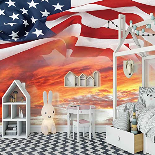 Poster murales photo 3D grand format toile auto-adhésive paysage moderne - 3