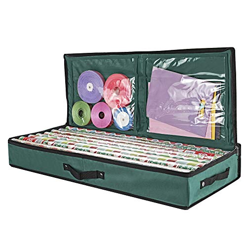 Primode Storage Organizer for 30 Inch Wrapping Paper, Gift Wrap, Ribbon and Bows