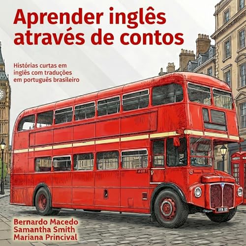 Page de couverture de Aprender inglês através de contos