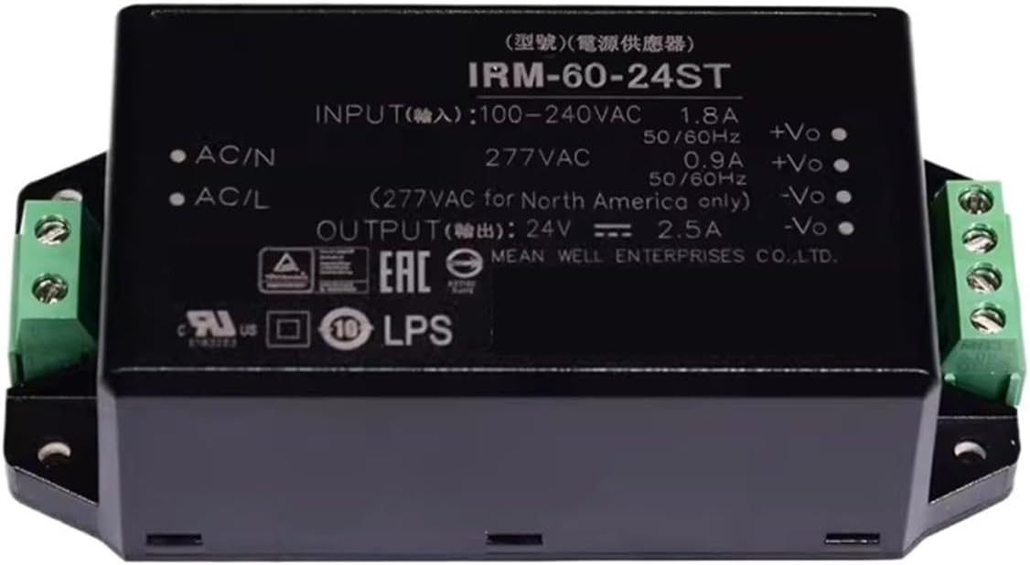 IRM-60-5ST IRM-60-12ST IRM-60-15ST IRM-60-24ST IRM-60-48ST Single Output Module Power Supply Screw Terminal Type(IRM-60-12ST)