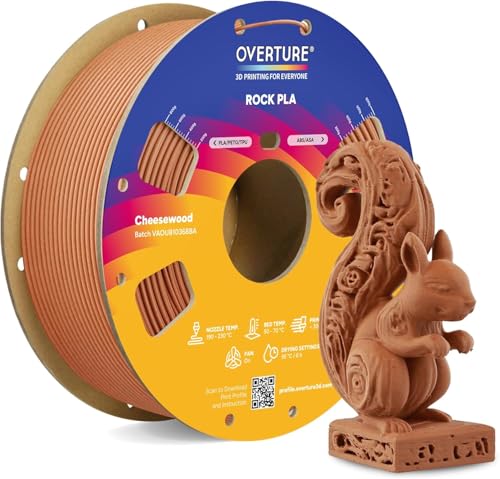 Filament OVERTURE PLA Brązowy Teksturowany (BROWN TEXTURED)