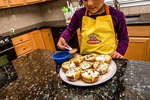Curious Chef 6-Piece Measuring Spoon Set for Kids, Dishwasher Safe, Made with BPA-Free Plastic, Real Cooking, and Baking Kitchen Tool