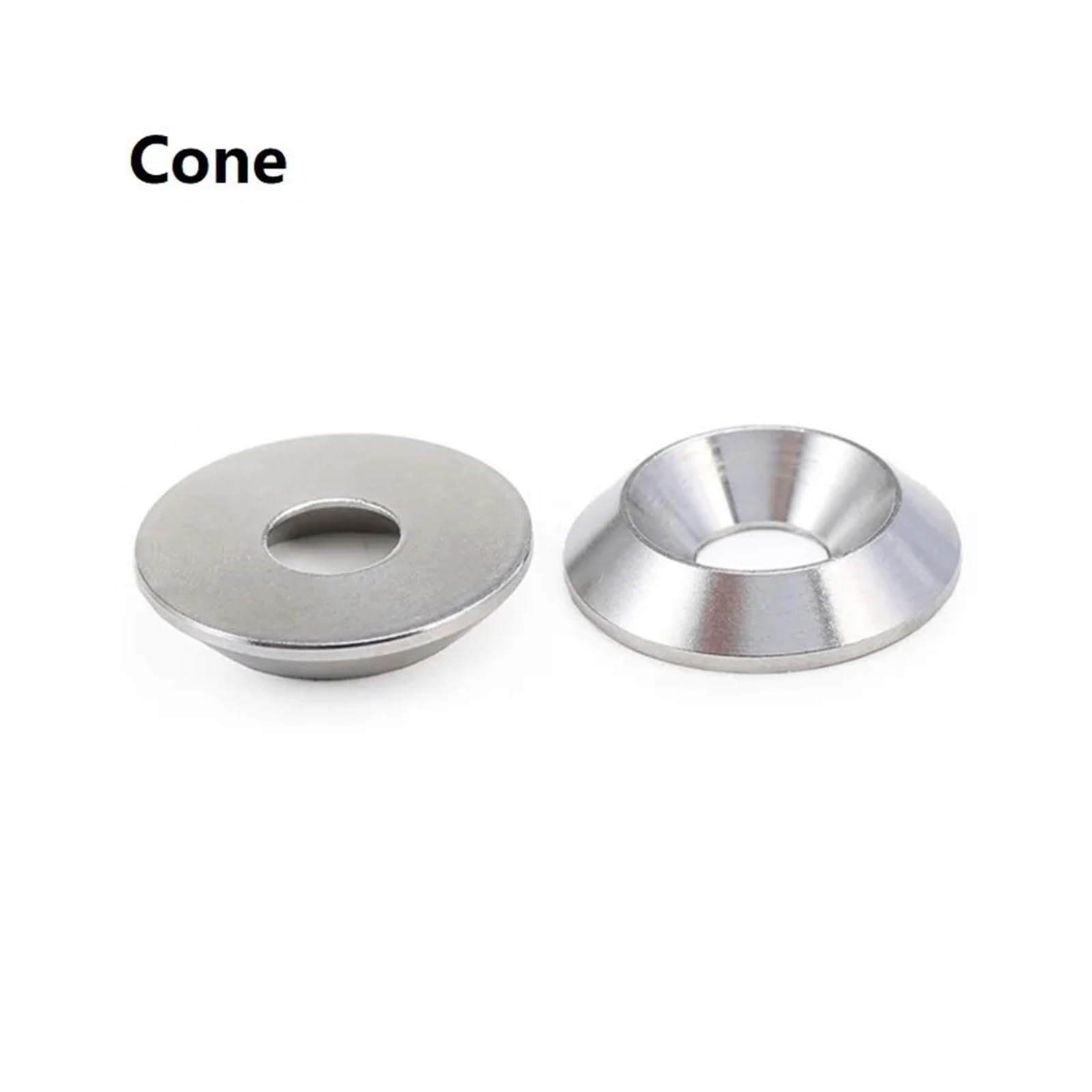 Anillo de sellado, Arandela de piezas, Tuercas de hardware, Arandelas avellanadas de acabado, Juntas de tornillo, 10 piezas Arandela avellanada de acero inoxidable 304 Junta plana sólida cónica Cono c