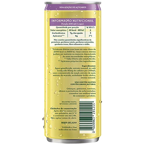Energético Natural Green Up Sabor Açaí, Acerola e Amora 269ml
