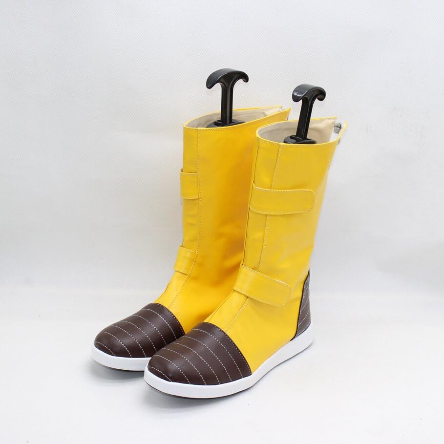 靴 YELLOW SHORT BOOTS Lsize HAOTAGS Womens Fashion Over The Knee Boots Thigh High Womens