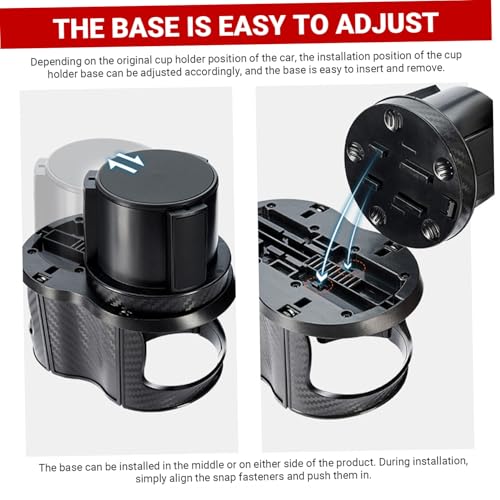 Portavasos para carro con base giratoria ajustable miniatura 2