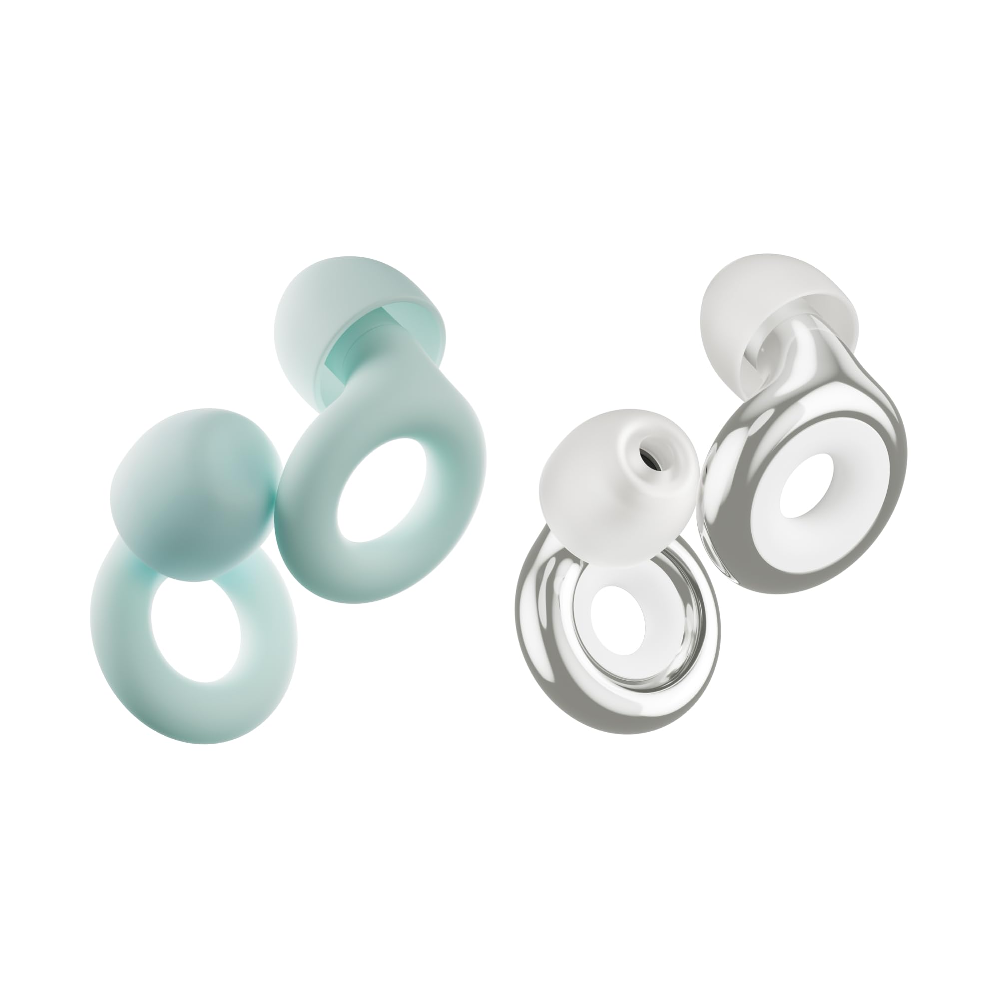Loop Earplugs, coffret Jour & Nuit Plus (lot de deux) – Quiet 2 + Experience 2 Plus | Bouchons d’oreille réutilisables pour le sommeil, la concentration, la sensibilité au bruit