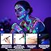 ThEast 8 Glow in the Dark Body Paint, UV Neon Face Paint, Face Painting Pens, Washable Tattoo Markers for Skin, Festival Essentials, Halloween Makeup Kit