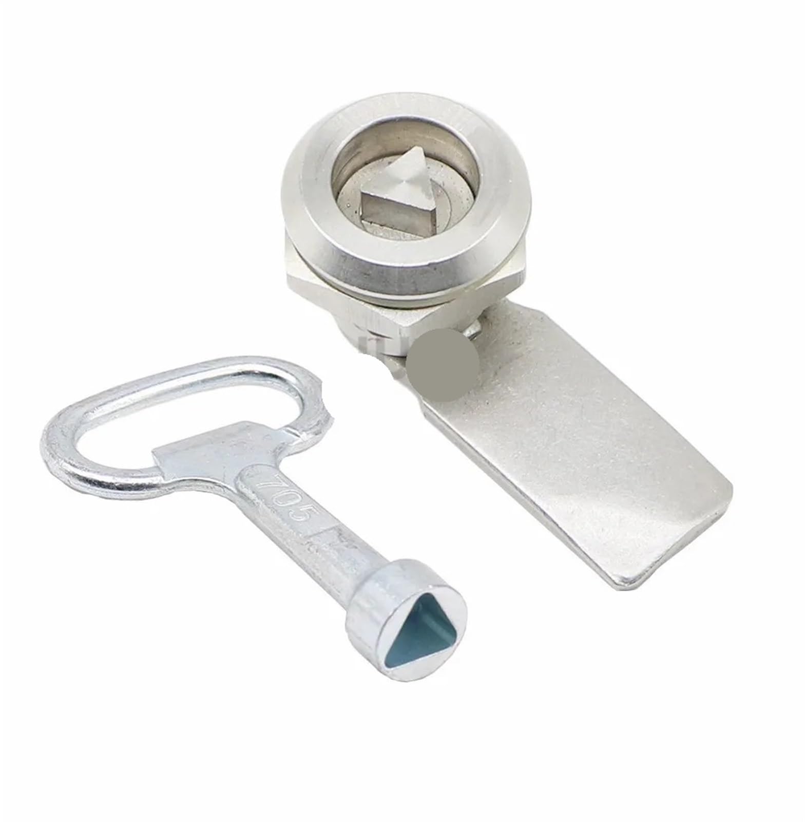 Serrure armoire rouillée solution avec verrou inox 304 triangulaire 22mm